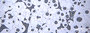 center Solution strengthened ductile iron microstructure at center